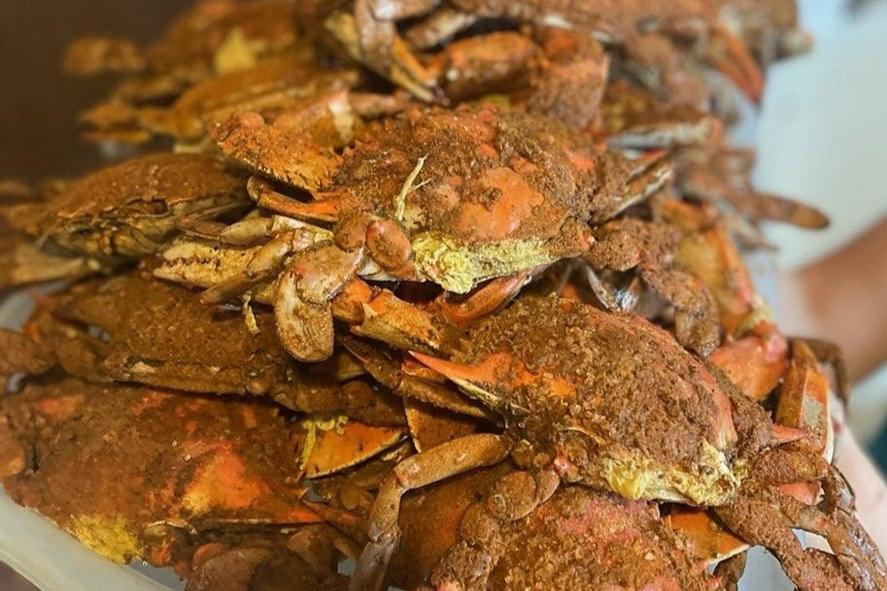 Steamed Blue Crabs